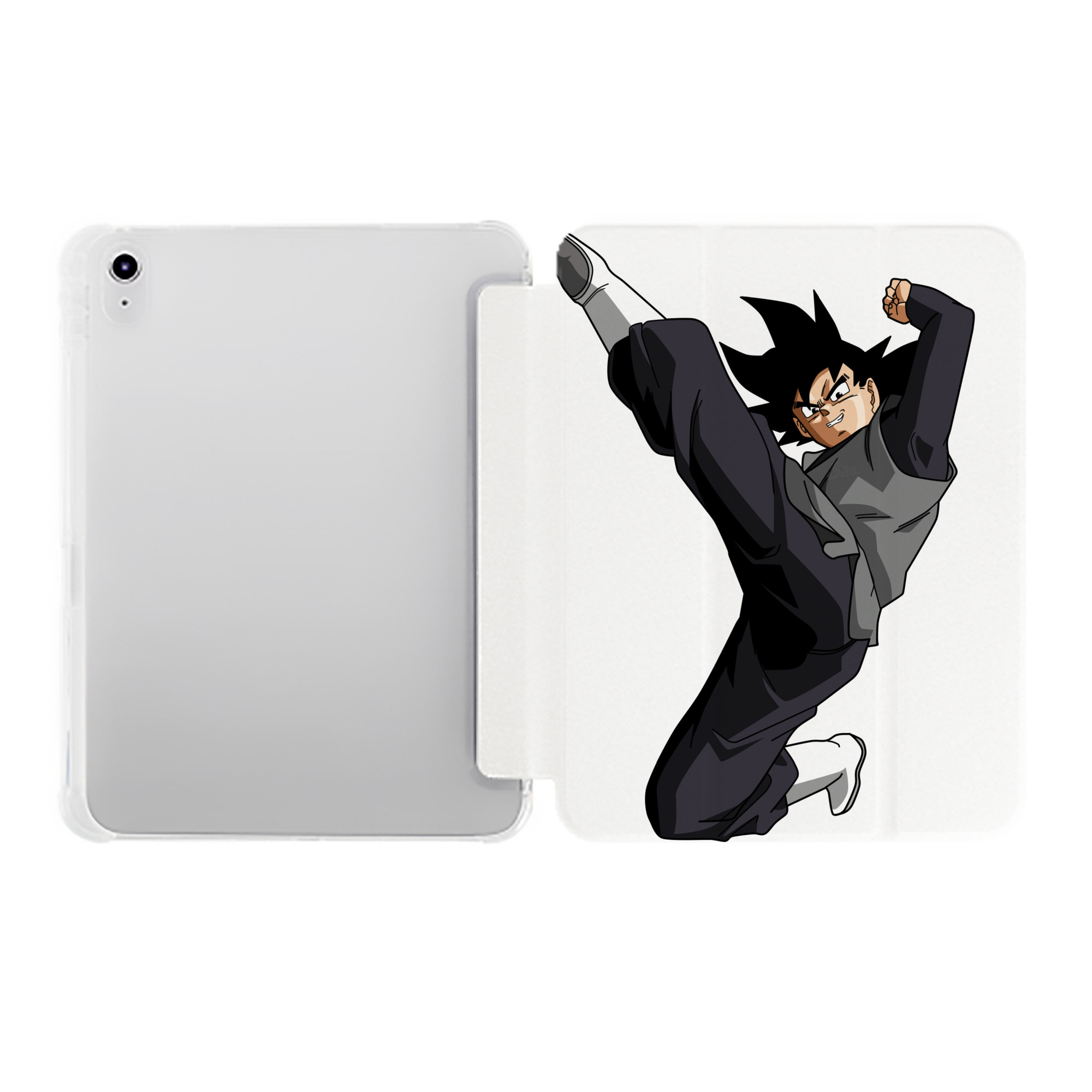 （画像用） ドラゴンボール ベジータ四世（Bejīta Yonsei）DRAGON BALL Vegeta IV IPad ケース ペン収納付き 三つ折りスタンド PUレザー×シリコン 対応機種9.5/10.5/10.9インチ